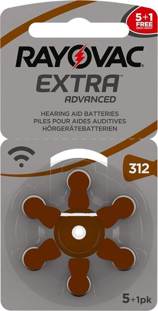 Rayovac Hearing Aid Batteries Size 312