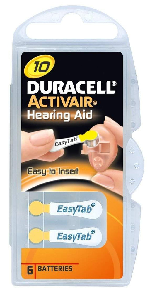 Duracell Activair Hearing Aid Batteries Size 10