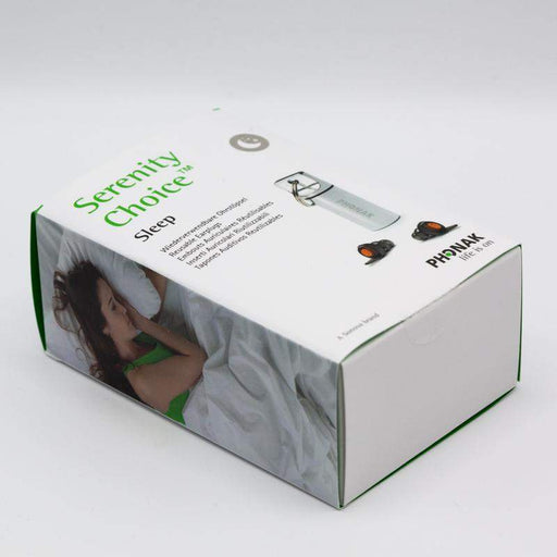 Bouchons d'oreille Phonak Serenity Choice réutilisables: modèle Sleep, pour le sommeil-Hearing Direct-marque_Phonak