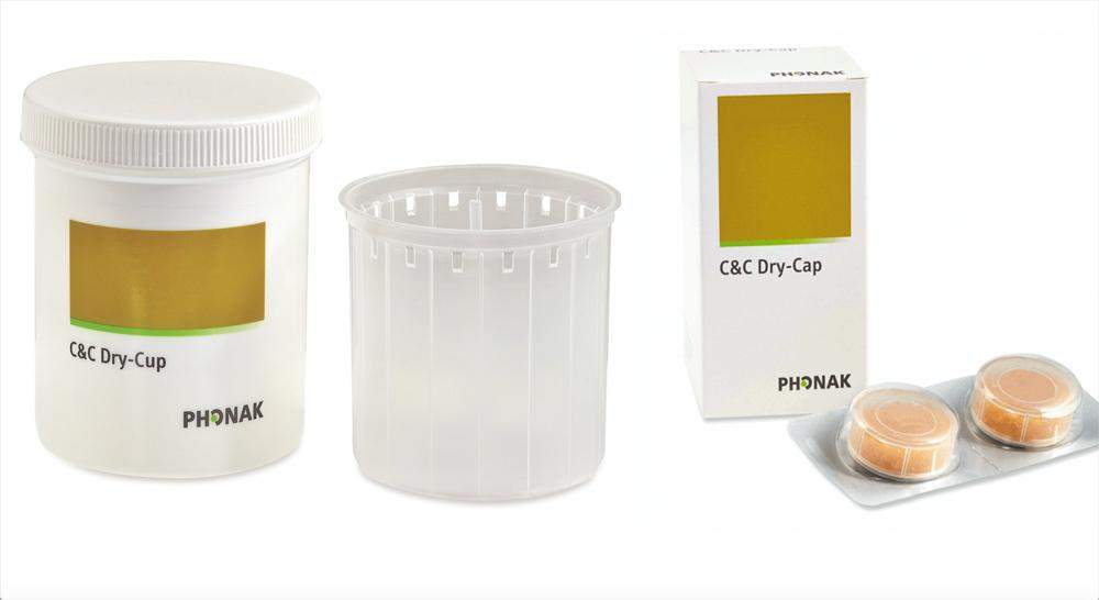 Phonak C&C Line Drying Beaker & Capsules
