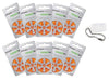Power One Hearing Aid Batteries Size 13 Pack of 120 & Battery Caddy